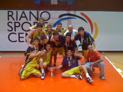 2010 - La squadra under 15 Campione d'Italia dopo la conquista del Titolo Regionale